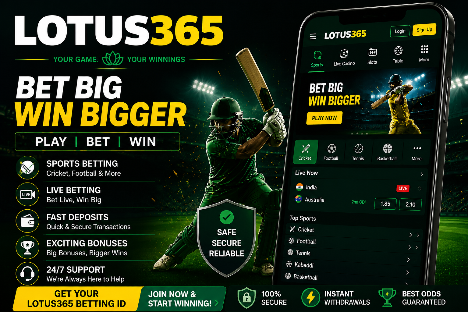 Lotus365 Betting IDS